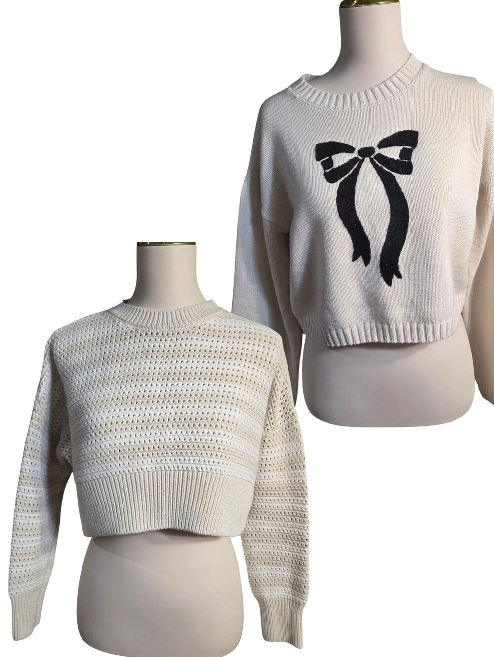 Sincerely Jules + Moon & Madison Cropped Sweater Bundle (Size Small) – NWOT